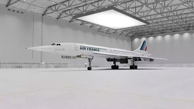 Concorde 3D model