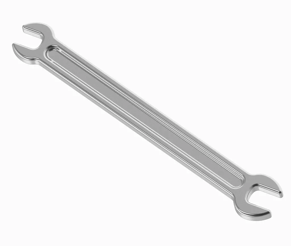 Industrial Double End Spanner 3D print model_0