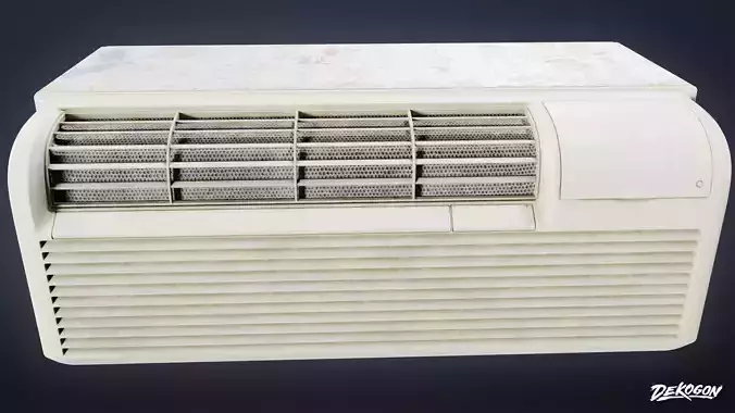 MOTEL - Air Conditioner Unit 01 - LOW POLY AND NANITE Low-poly 3D model