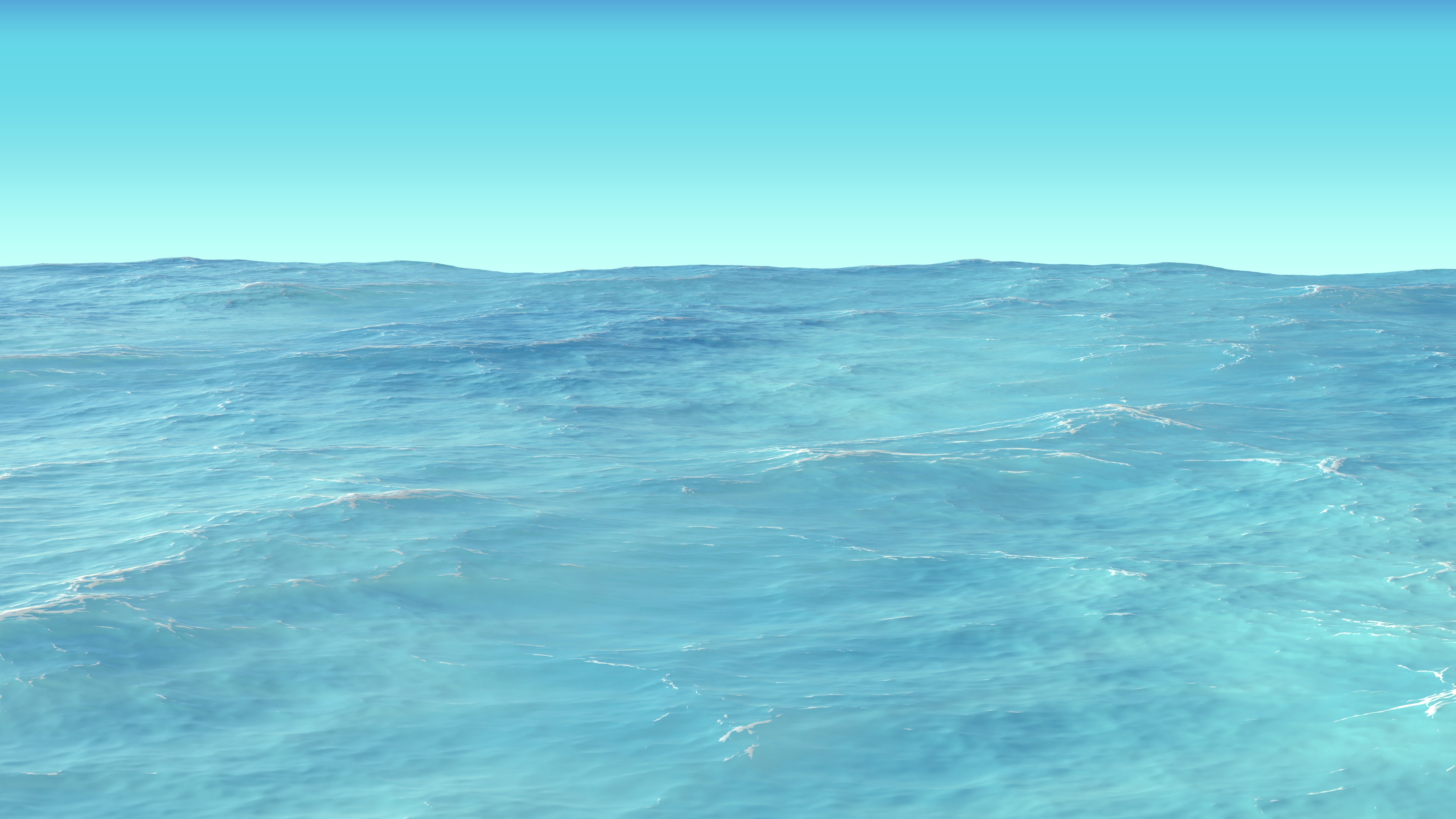 Animated Ocean 3D model_3