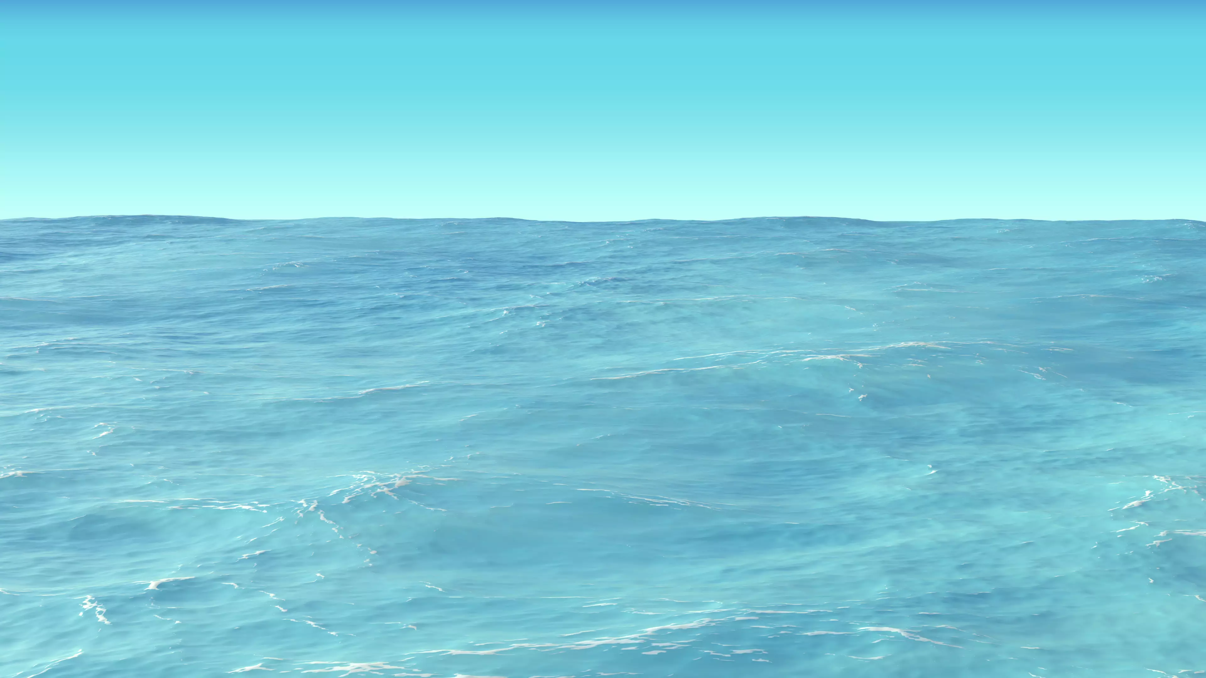 Animated Ocean 3D model_0