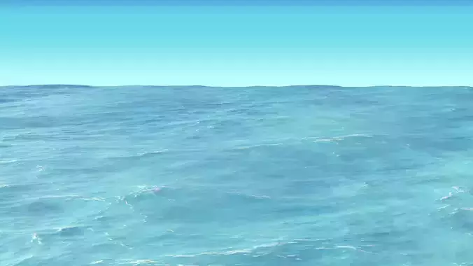 Animated Ocean 3D model