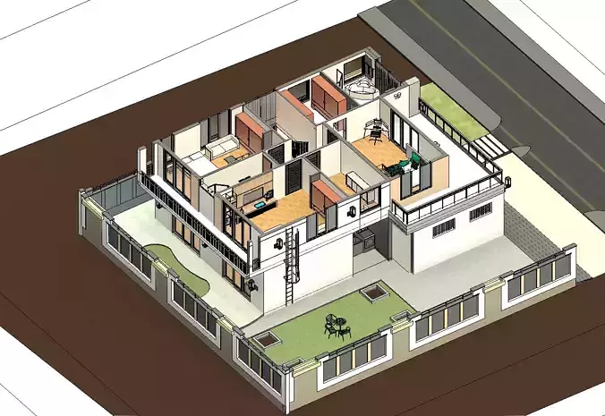 3 Bedroom Modern villa