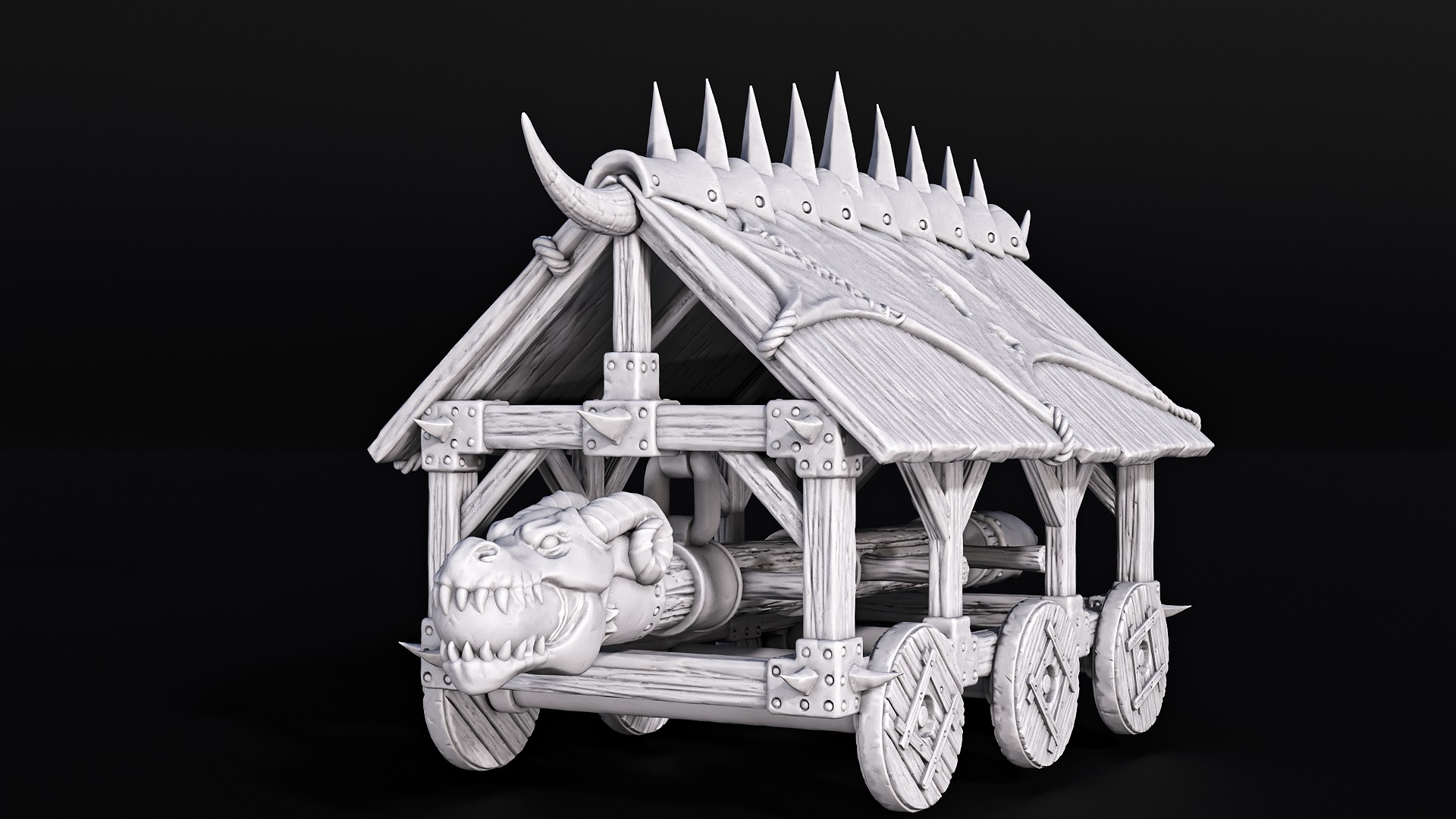 Battering Ram 3D print model_2
