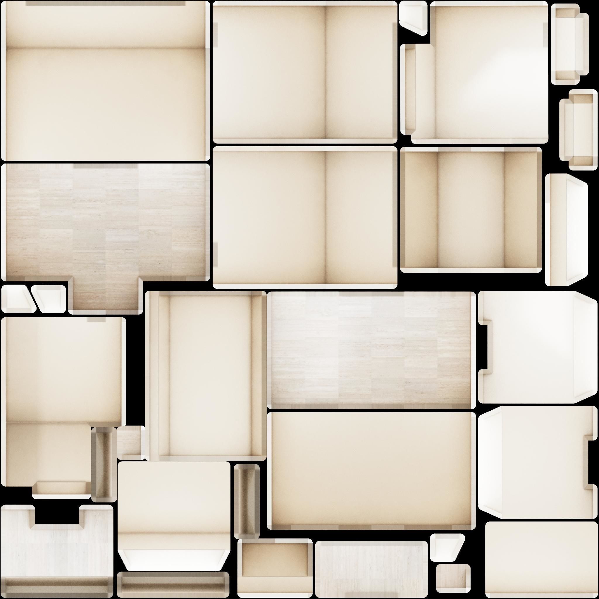 G0046 VR Virtual-Reality Gallery The Platform Low-poly 3D model_11