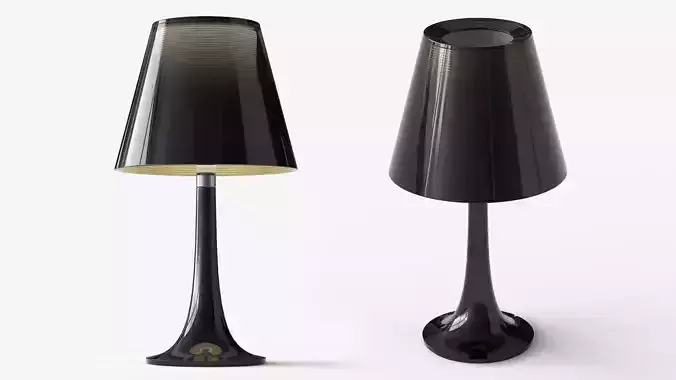 Table Lamp Low-poly 3D model