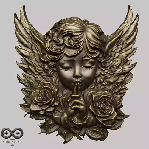 Angel s Silence STL file for 3d Printing or CNC