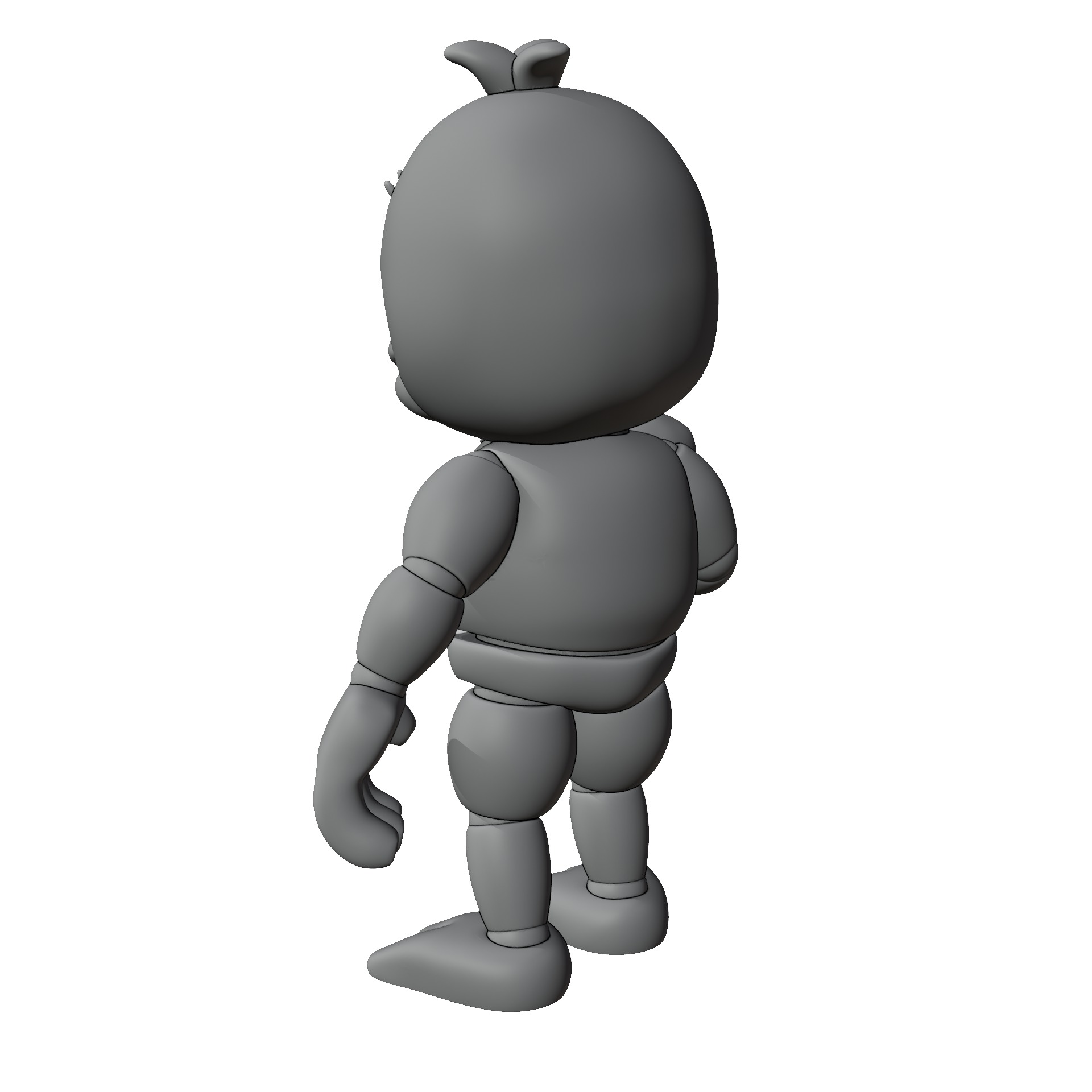 Adventure Chica 3D print model_2
