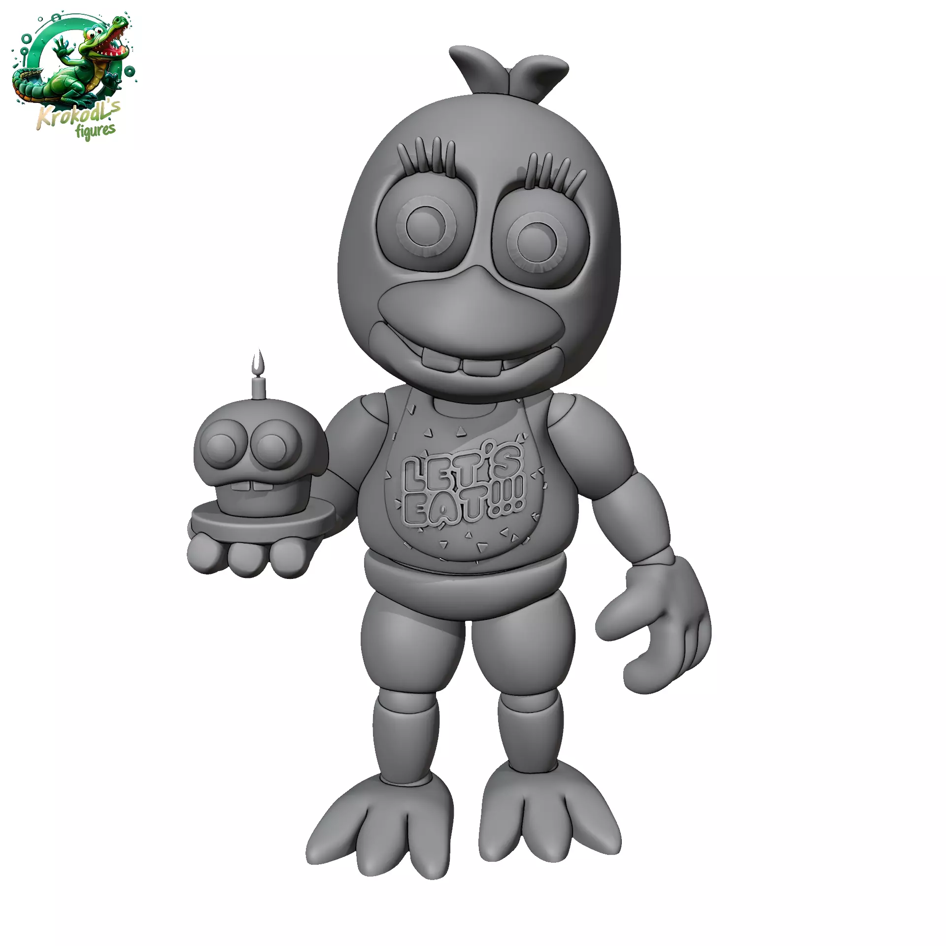 Adventure Chica 3D print model_0