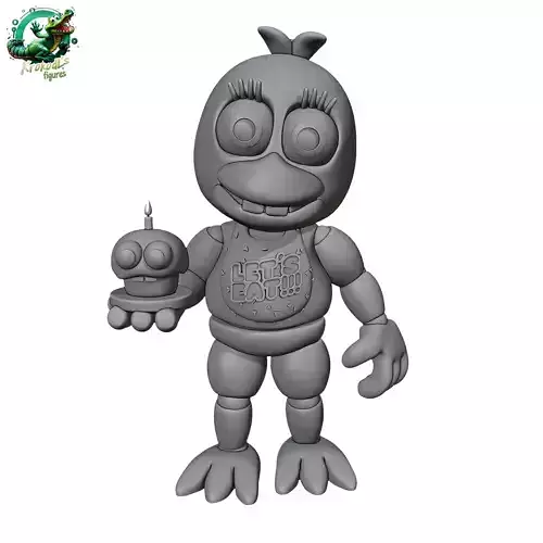 Adventure Chica 3D print model