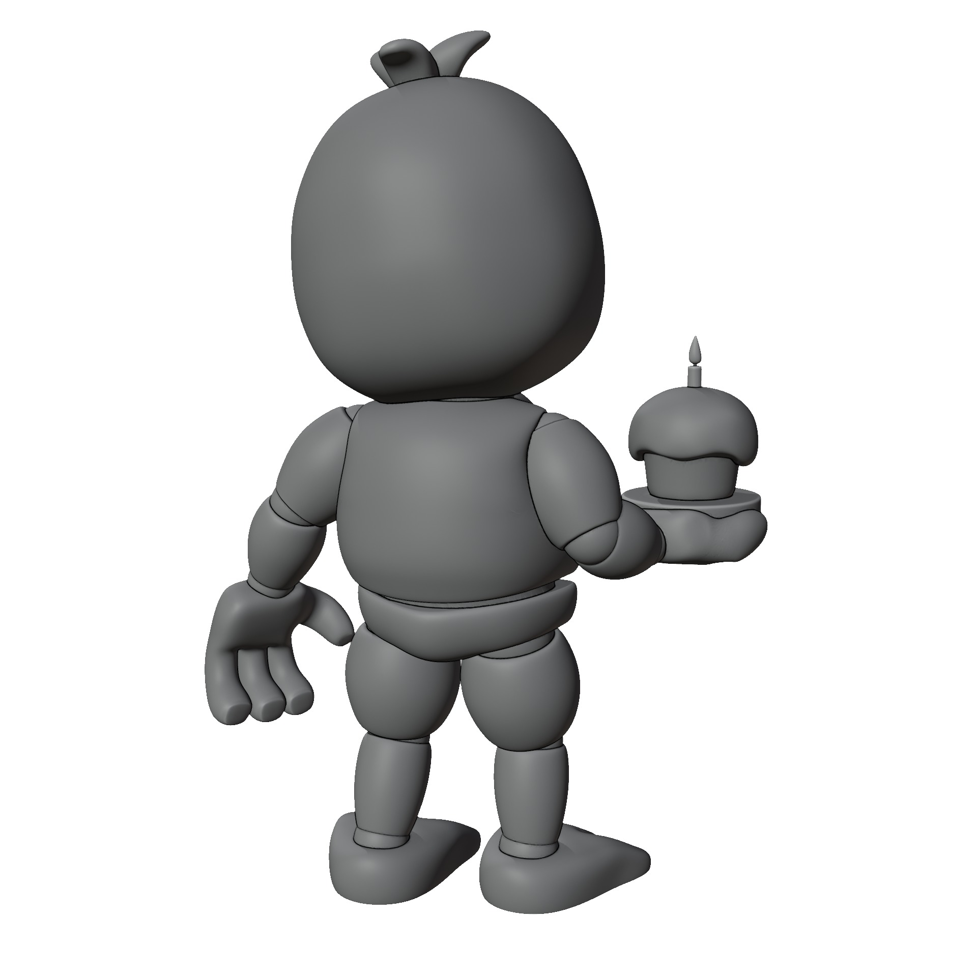 Adventure Chica 3D print model_3