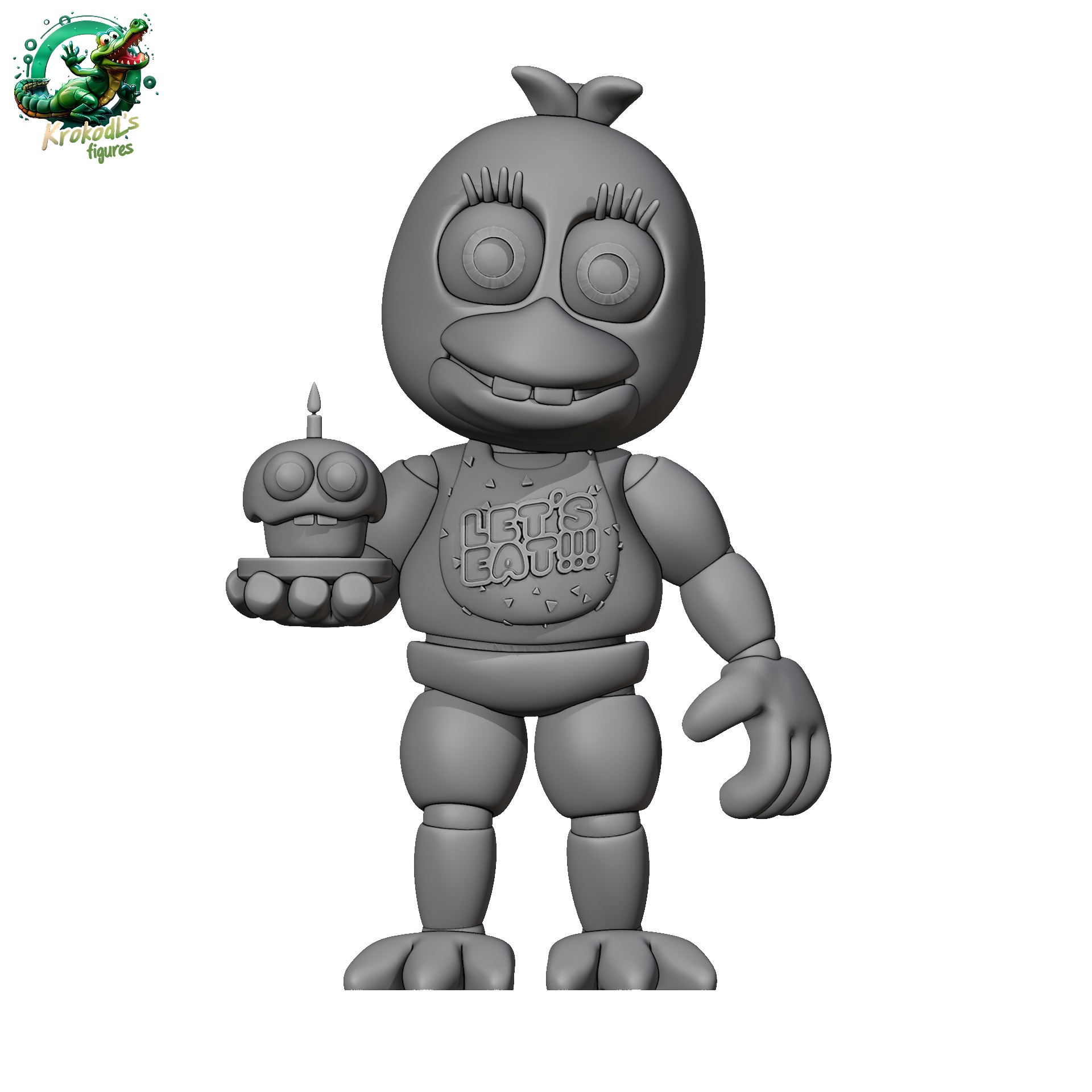 Adventure Chica 3D print model_6