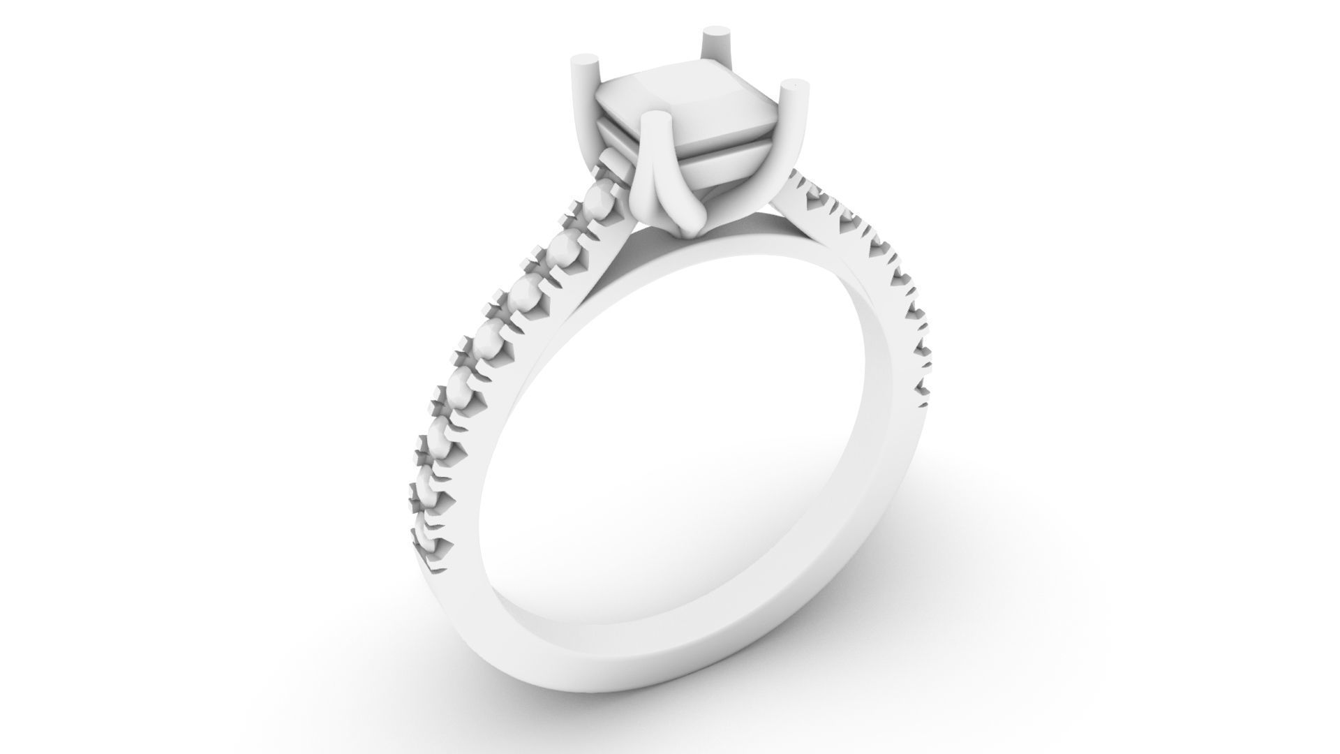 Solitaire 2024-009 3D print model 3D print model_3