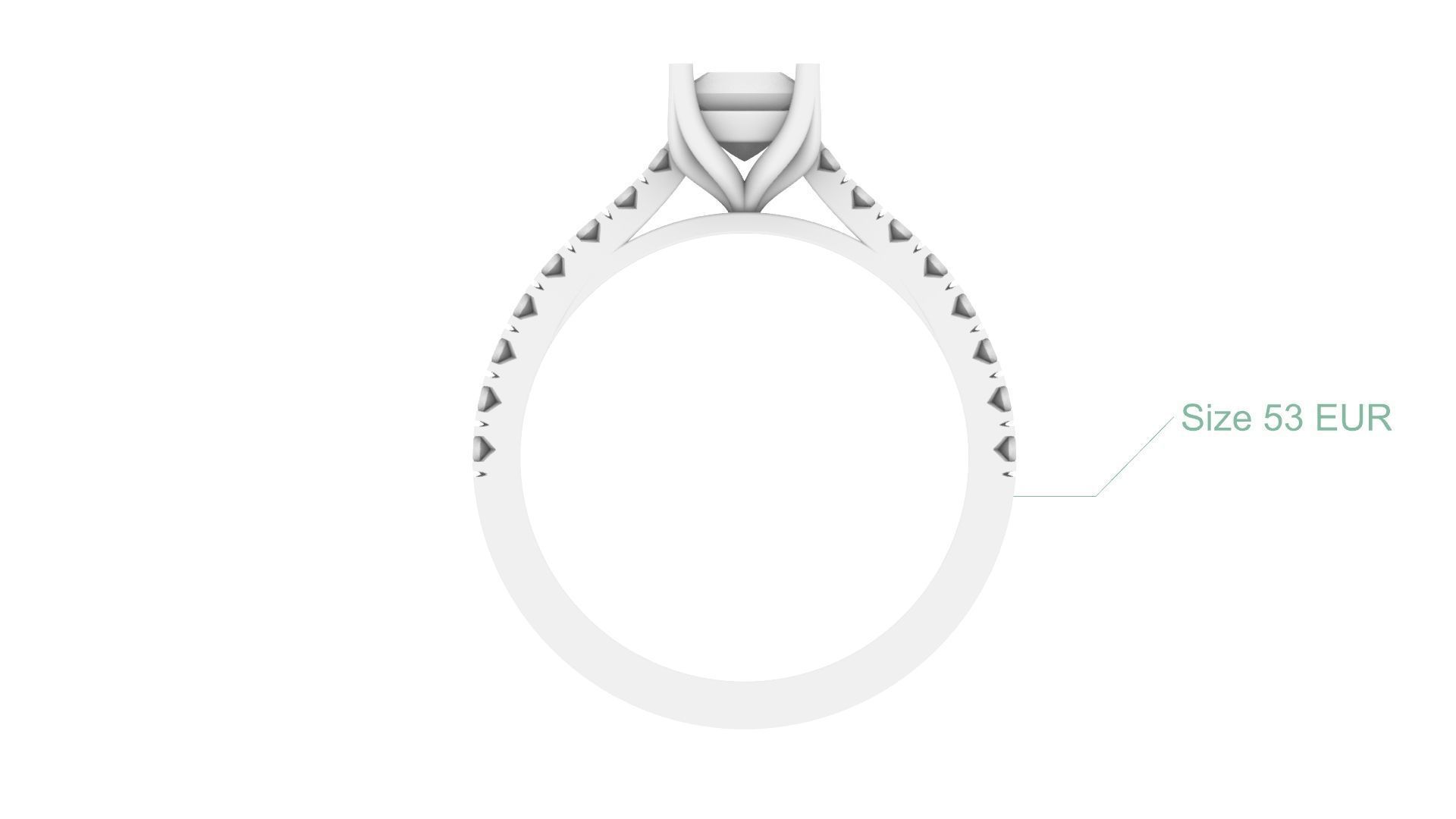 Solitaire 2024-009 3D print model 3D print model_6