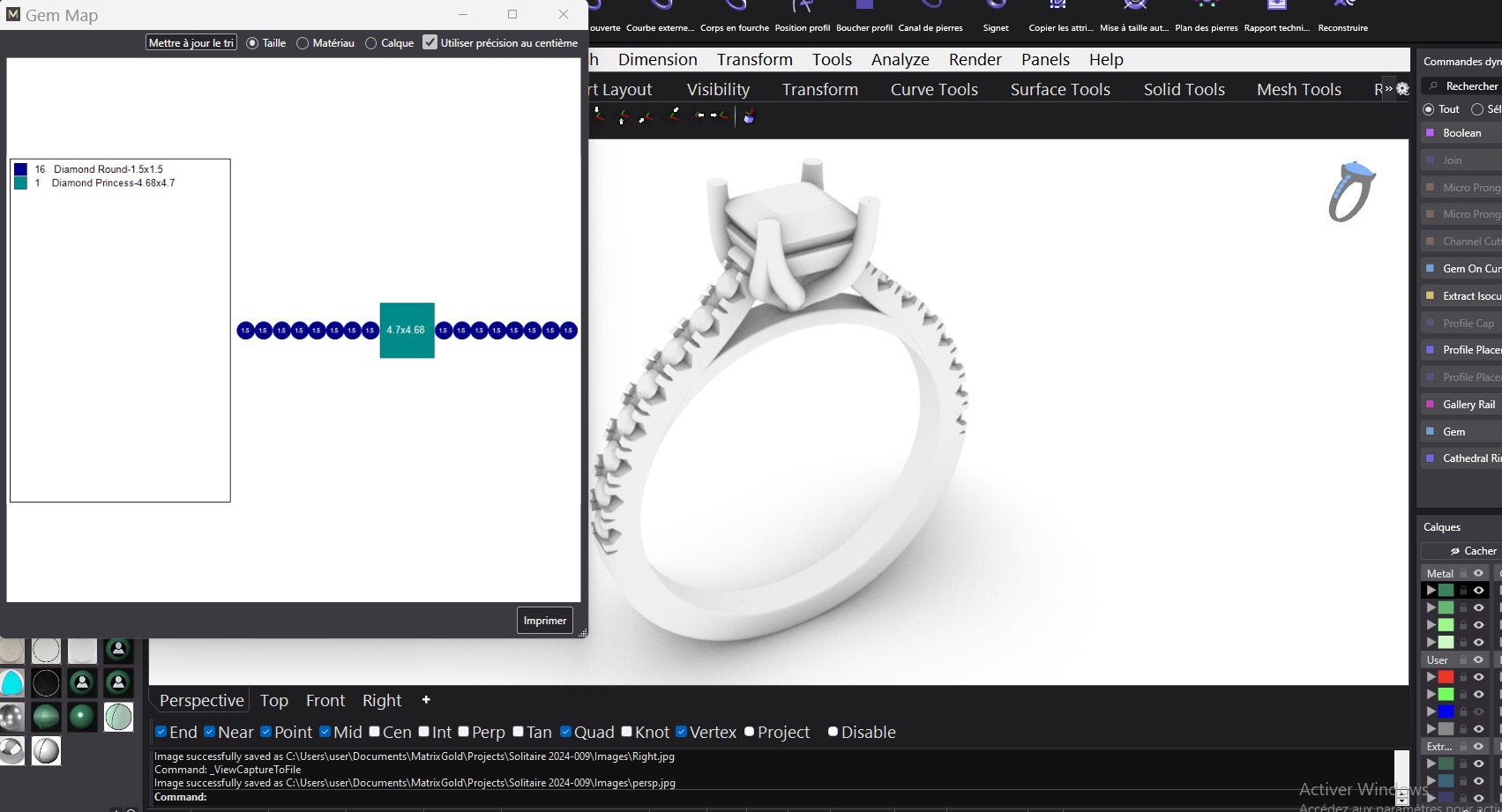 Solitaire 2024-009 3D print model 3D print model_7
