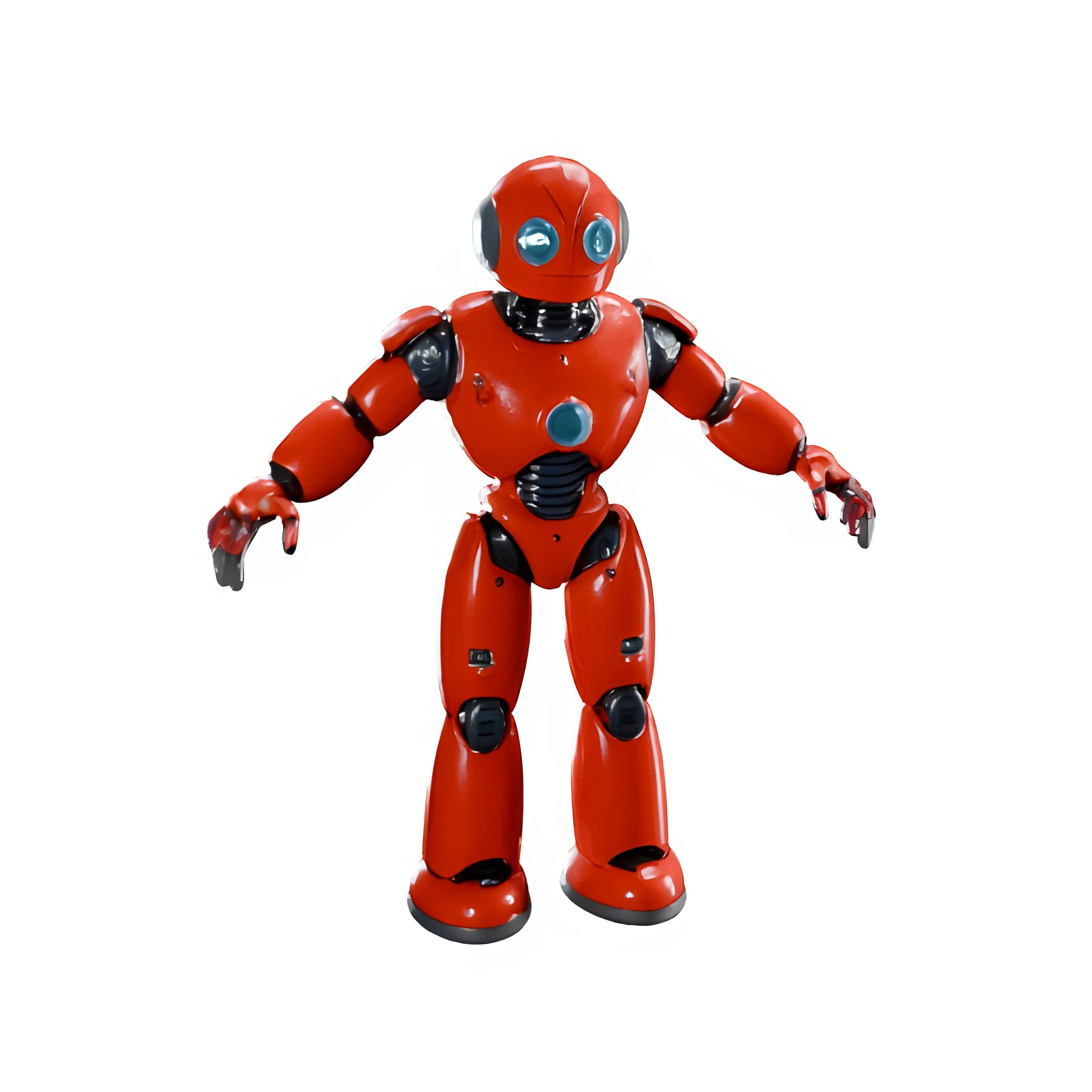 Red Mech Warriors Collection 3D print model_1