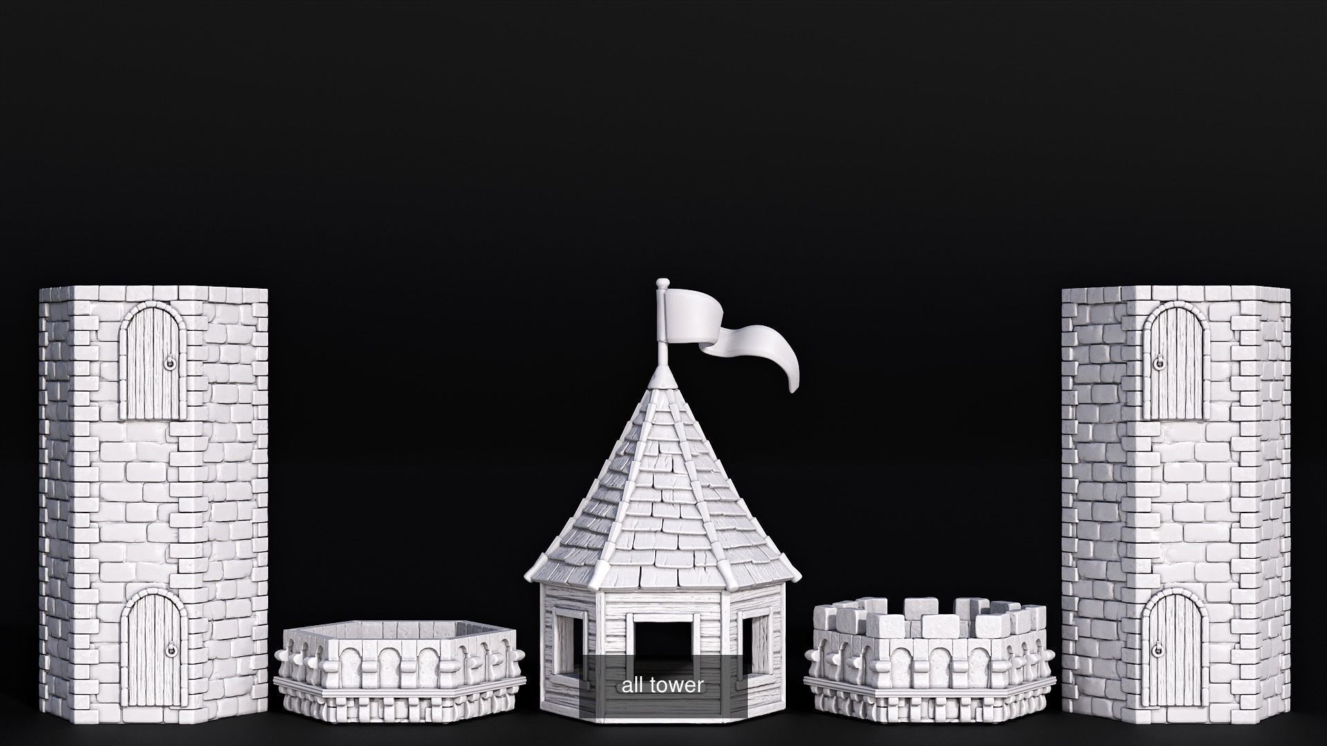 weapons and armor 3D Model Collection_9