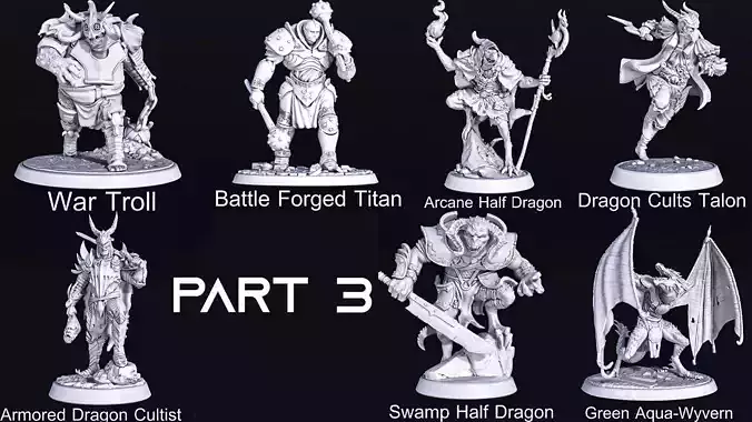 weapons and armor warrior part 3 3D Model Collection
