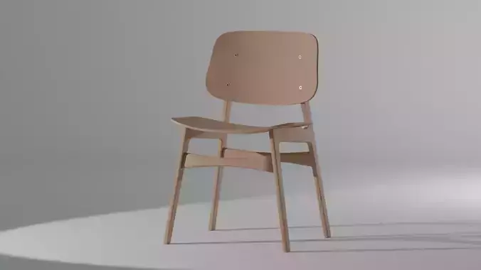 Soborg Oak Wood Chair