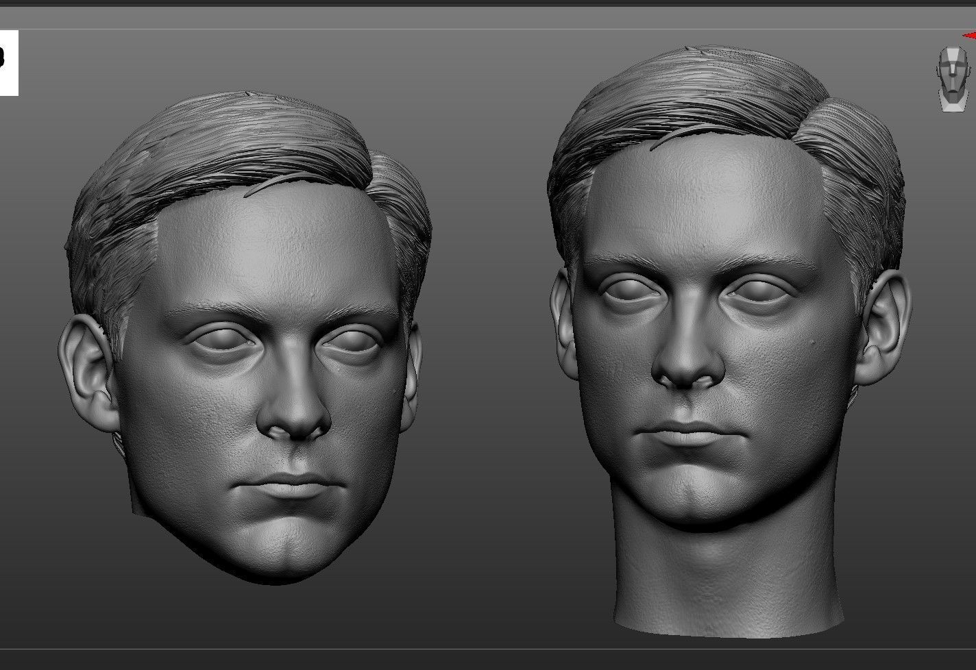 Tobey Maguire Likeness 3D print model_8