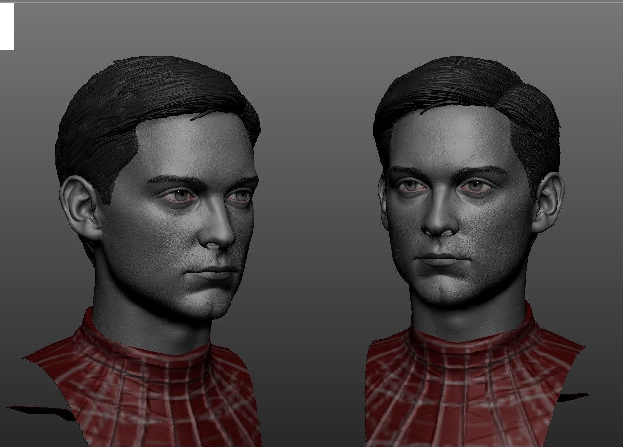 Tobey Maguire Likeness 3D print model_5