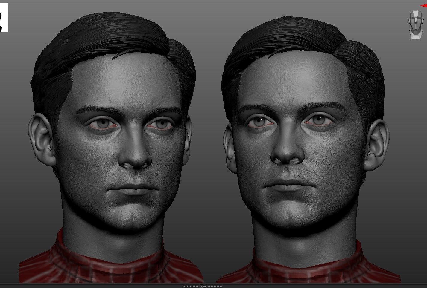 Tobey Maguire Likeness 3D print model_2