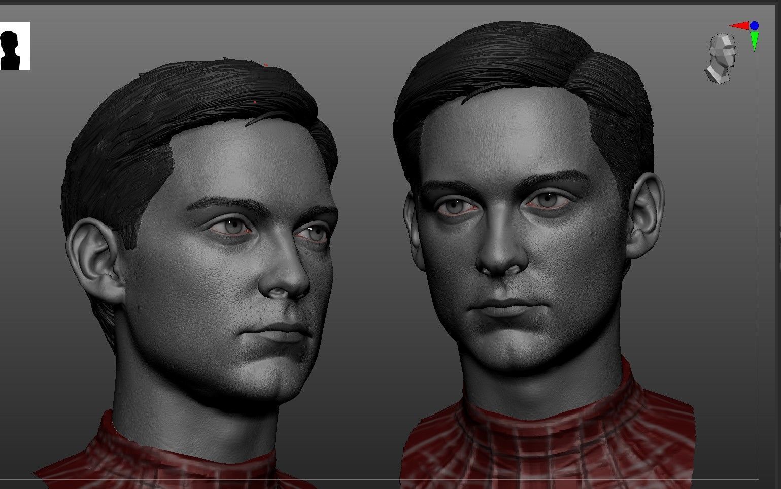 Tobey Maguire Likeness 3D print model_3