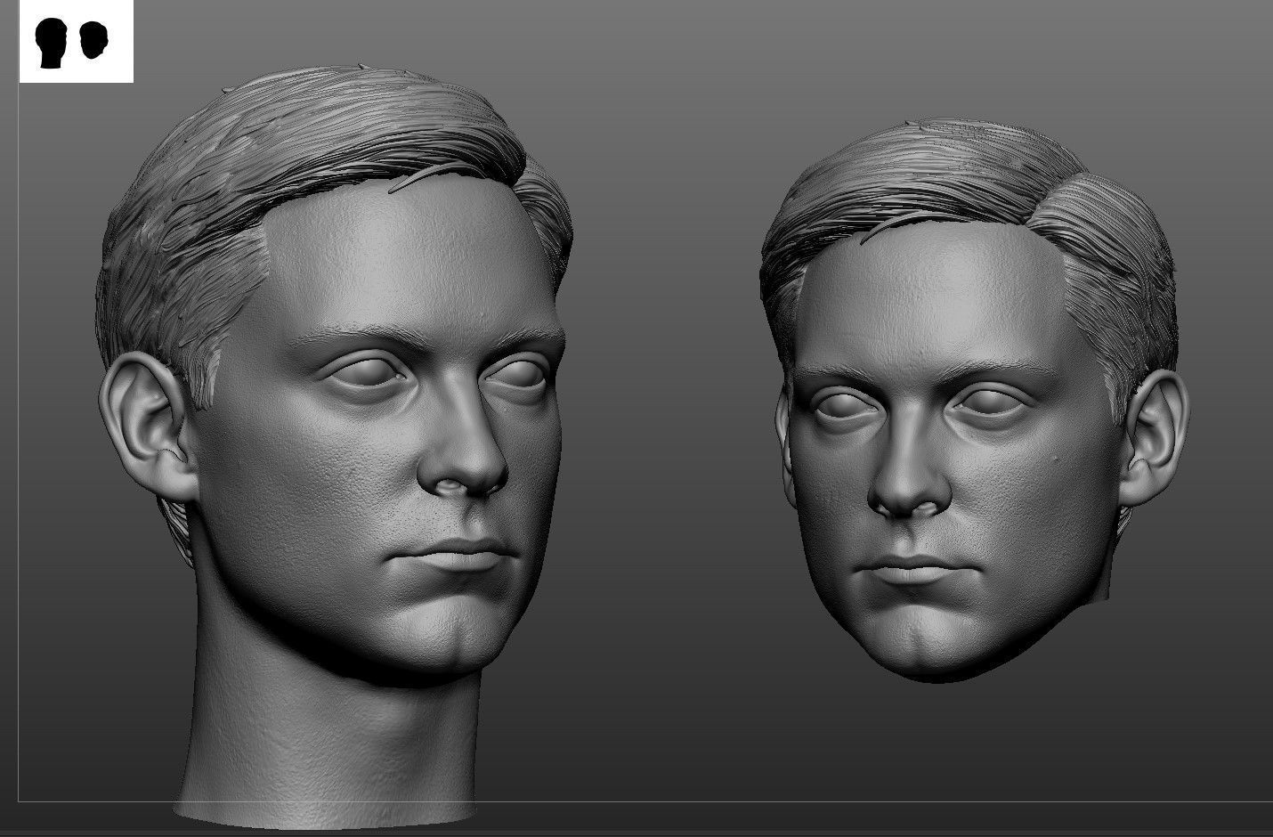Tobey Maguire Likeness 3D print model_9
