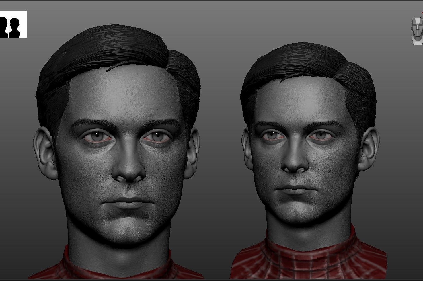 Tobey Maguire Likeness 3D print model_6