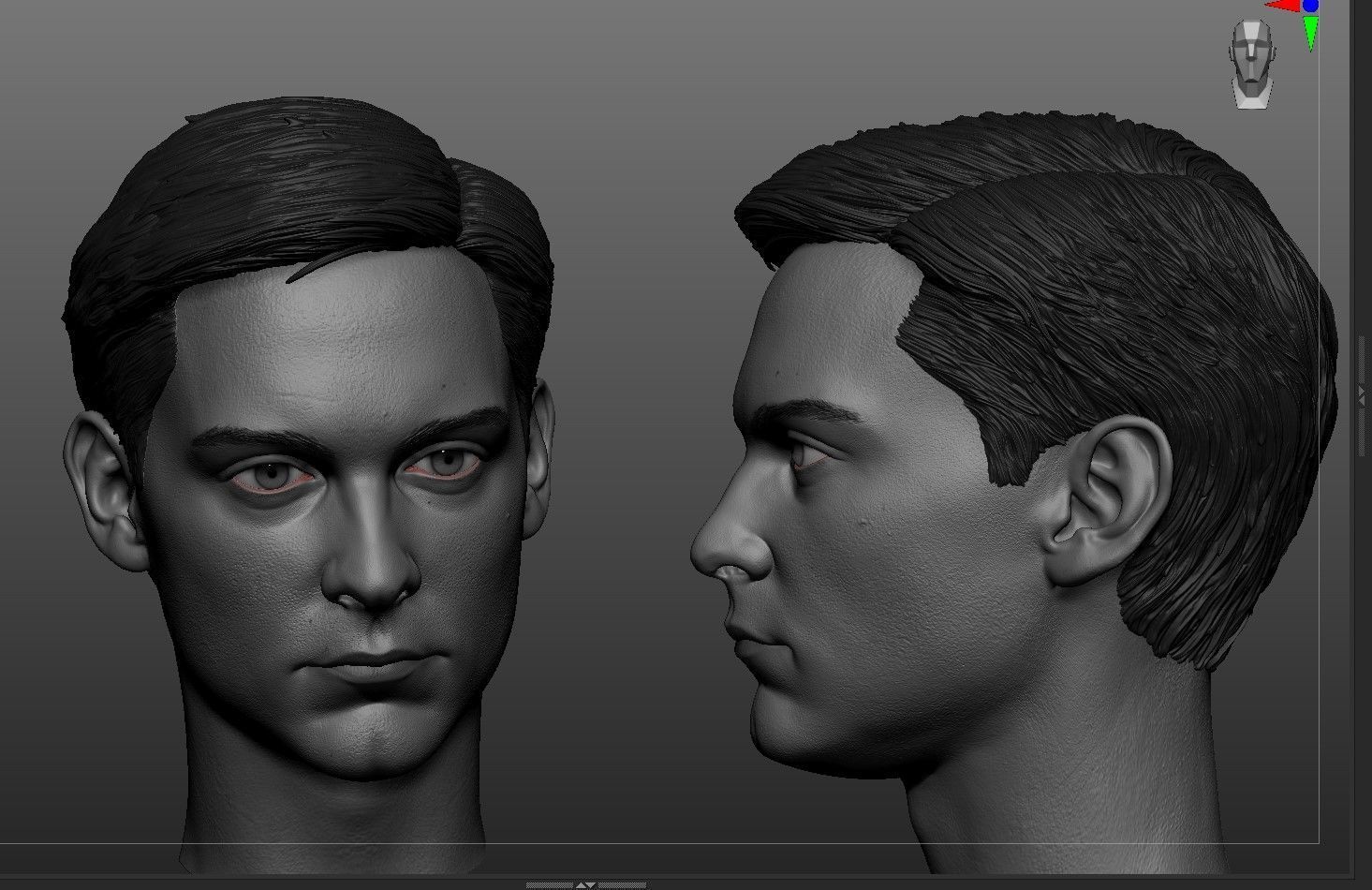 Tobey Maguire Likeness 3D print model_7