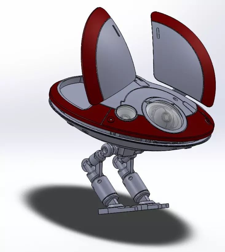 LO-LA59 Obi-wan Leia Droid Static 3D print model_0