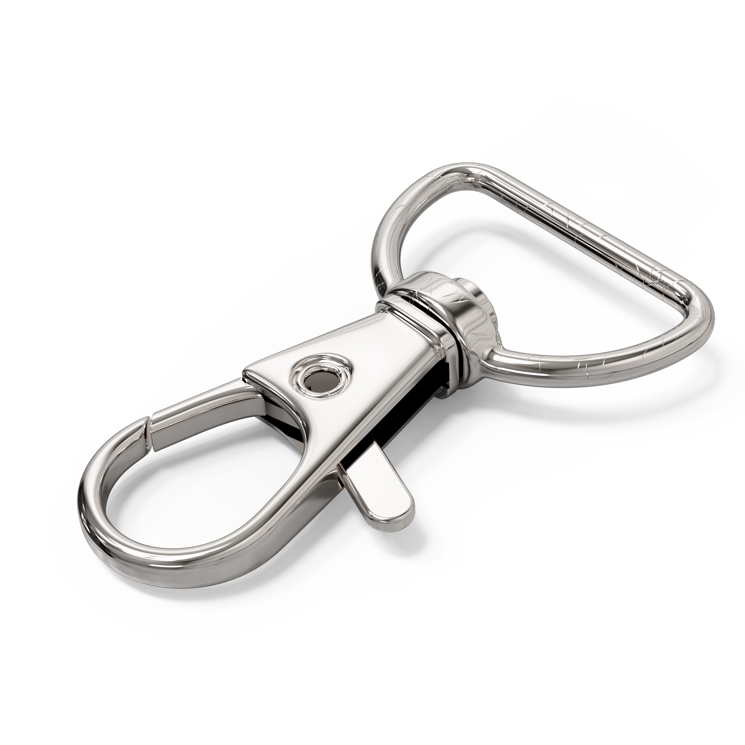 Small Hook Lanyard Clip Low-poly 3D model_2