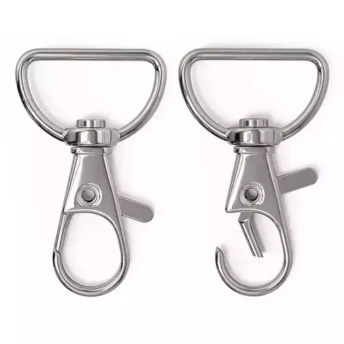 Small Hook Lanyard Clip Low-poly 3D model