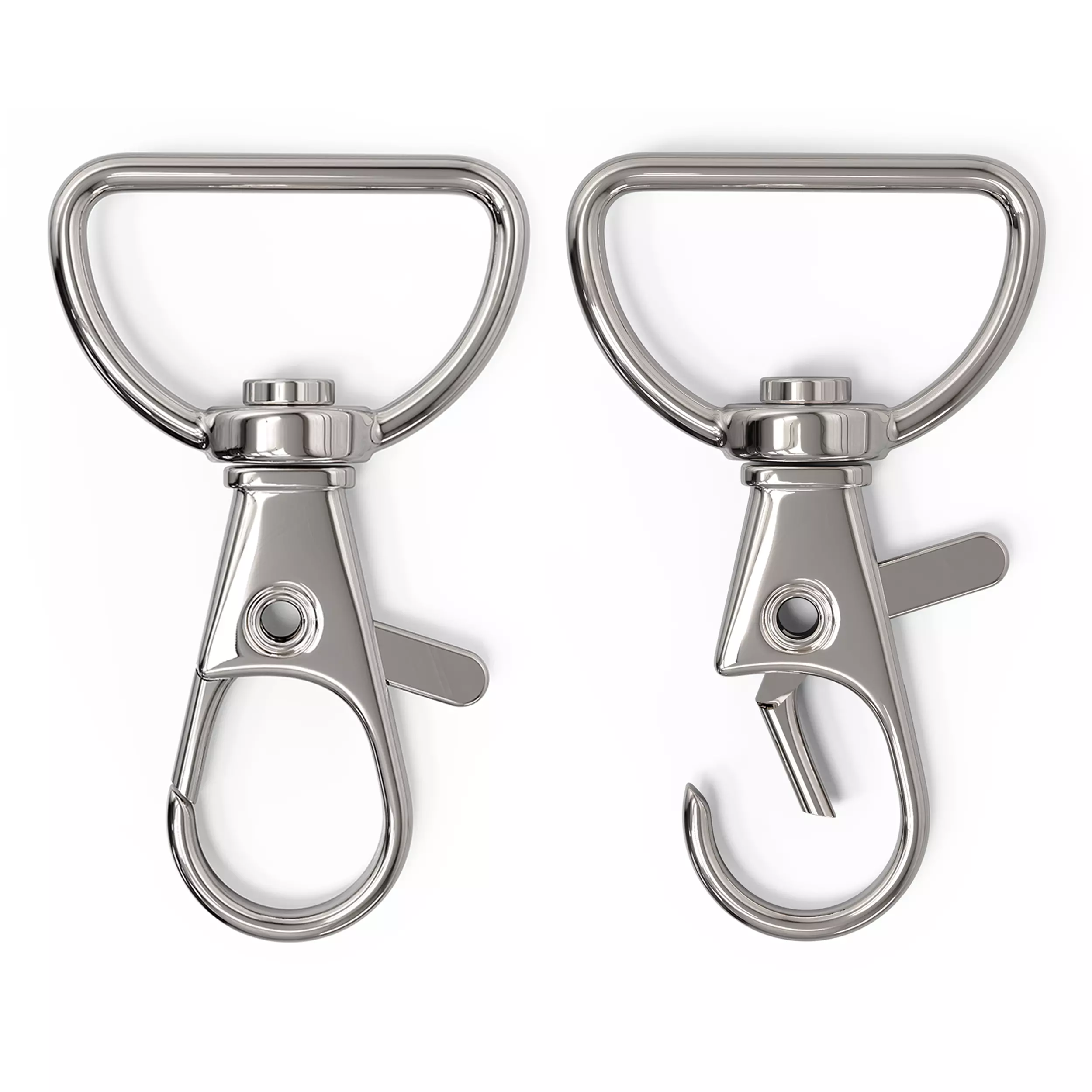 Small Hook Lanyard Clip Low-poly 3D model_0