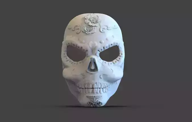 Mexican Calavera Mask 3D print model