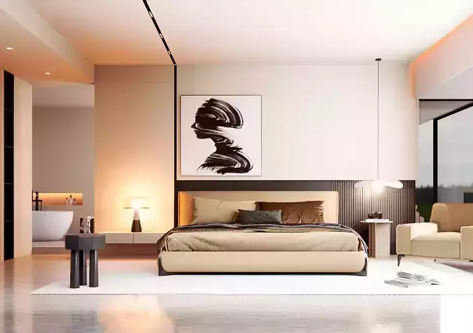 Cozy Bedroom Interior 