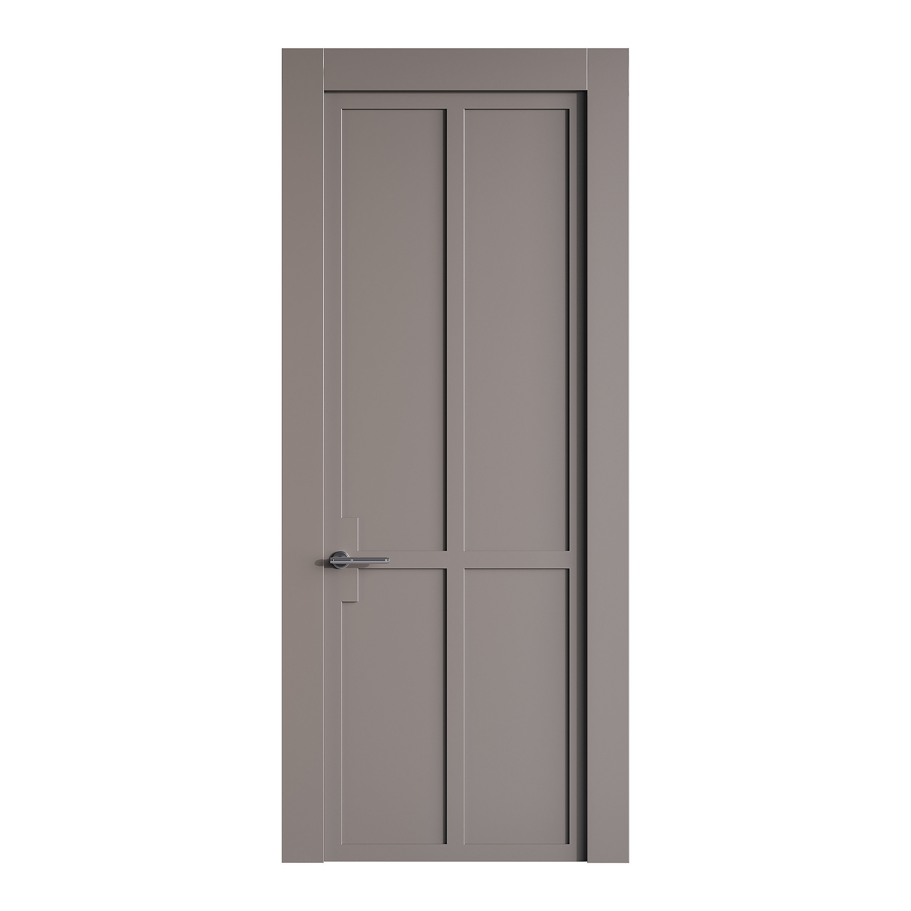 Modern entrance door 34 3D model_10