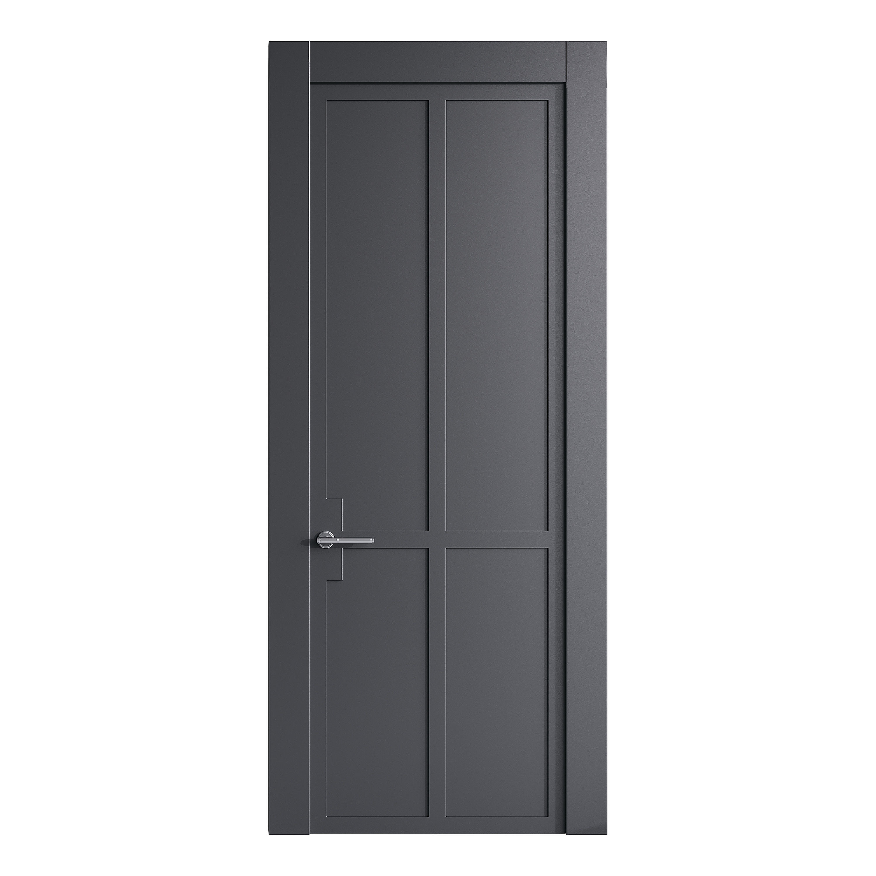 Modern entrance door 34 3D model_11