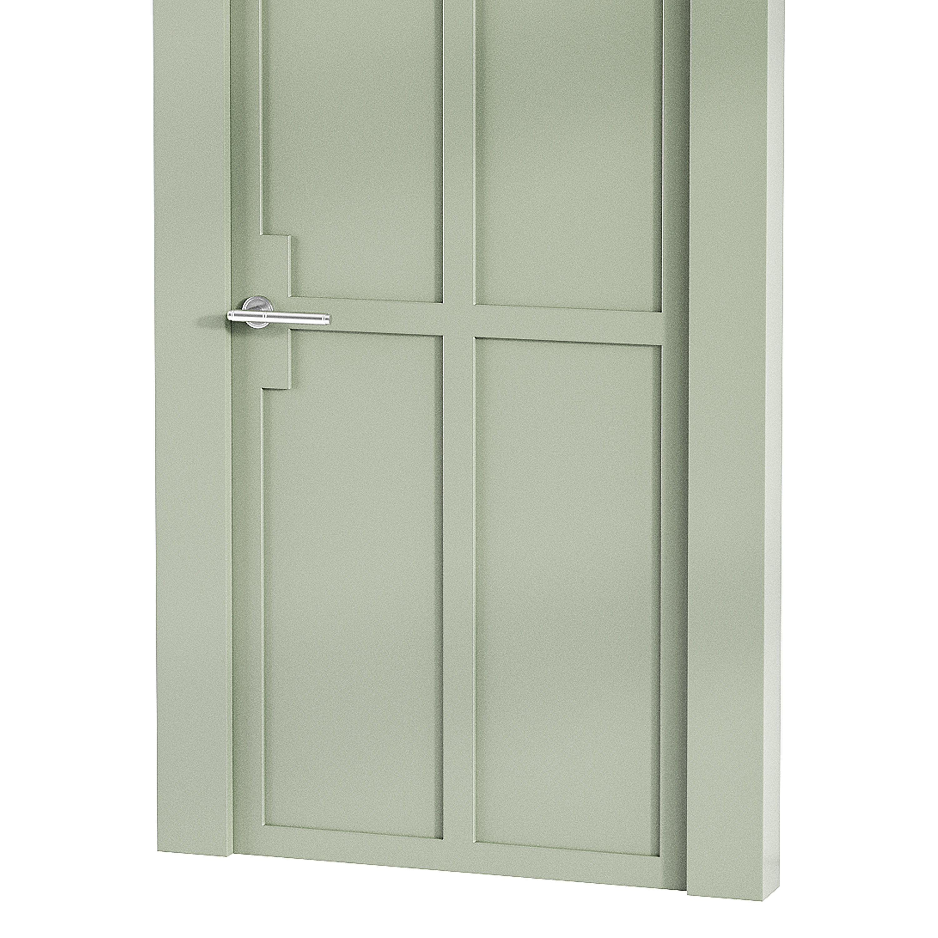 Modern entrance door 34 3D model_7