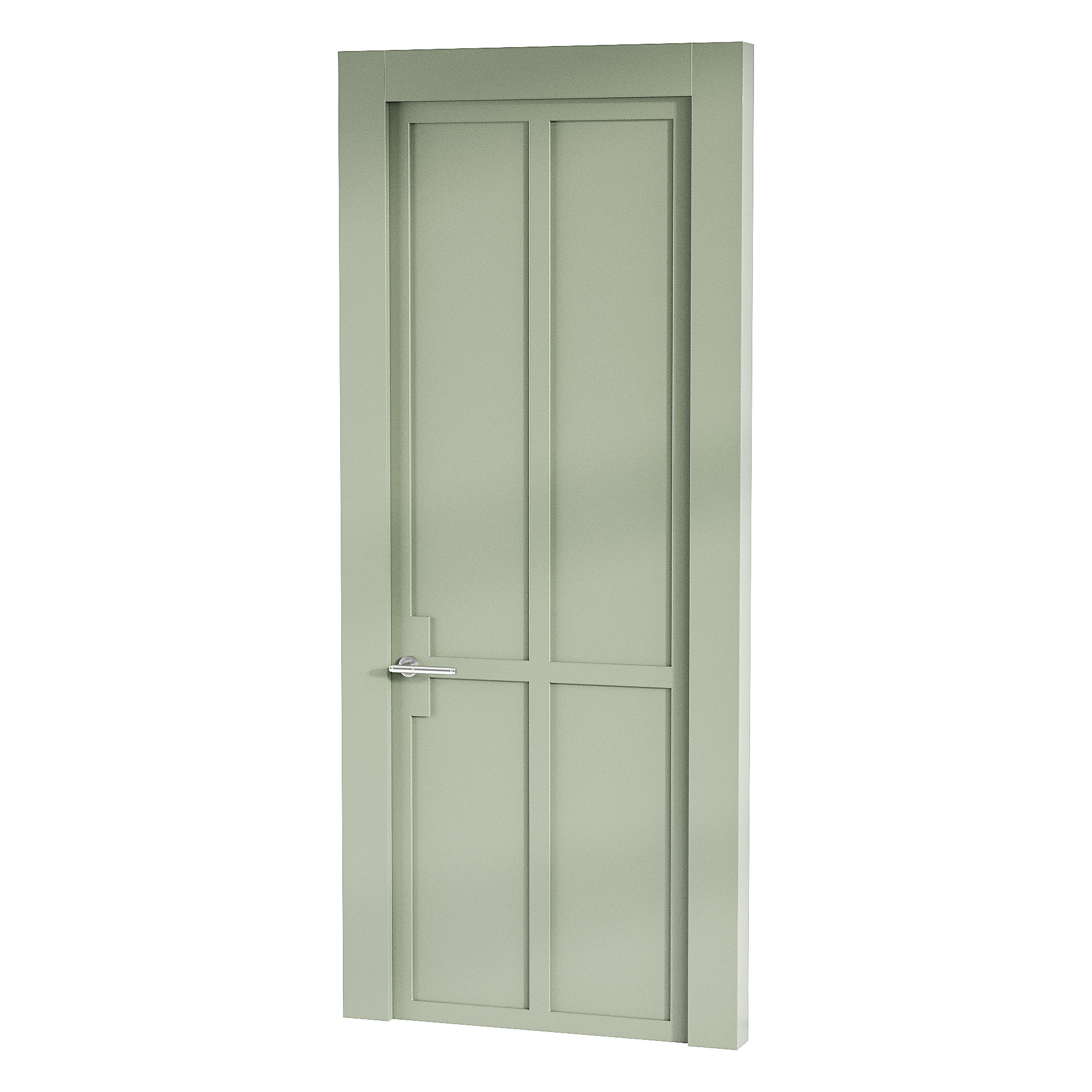 Modern entrance door 34 3D model_5