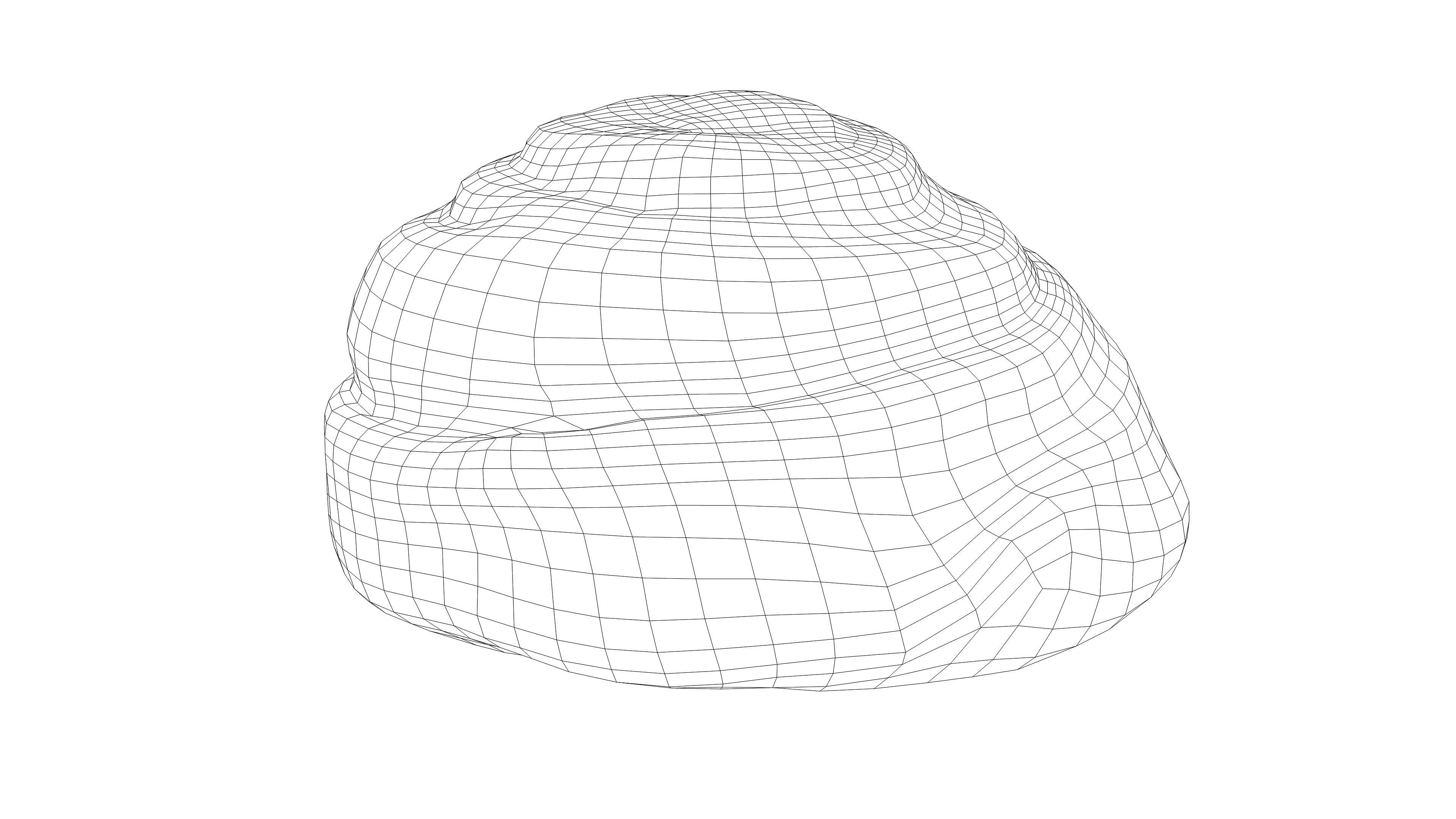 Photorealistic 3D scan of sweet bun Low-poly 3D model_15