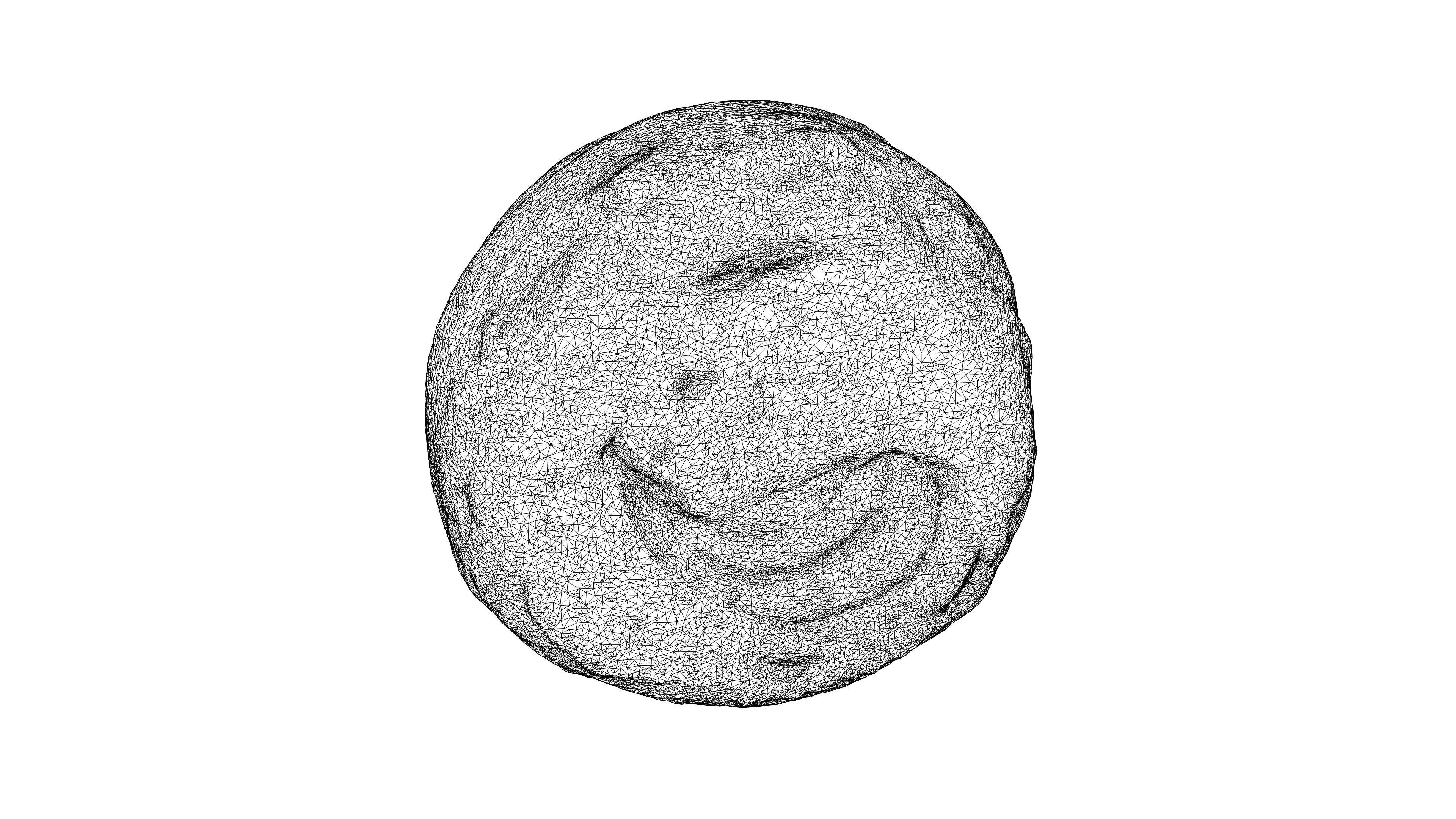 Photorealistic 3D scan of sweet bun Low-poly 3D model_23