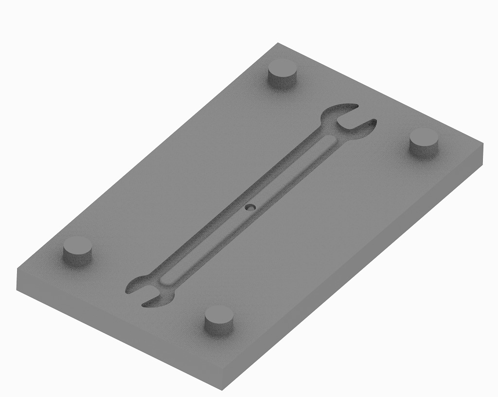 Chocolate Mold Mechanical Spanner 3D print model_1