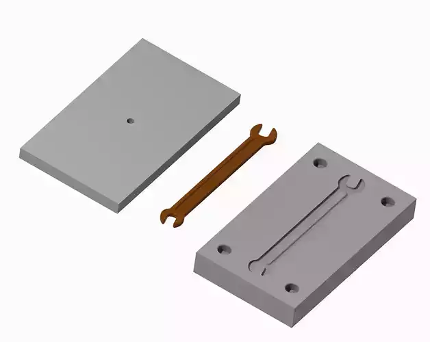 Chocolate Mold Mechanical Spanner 3D print model