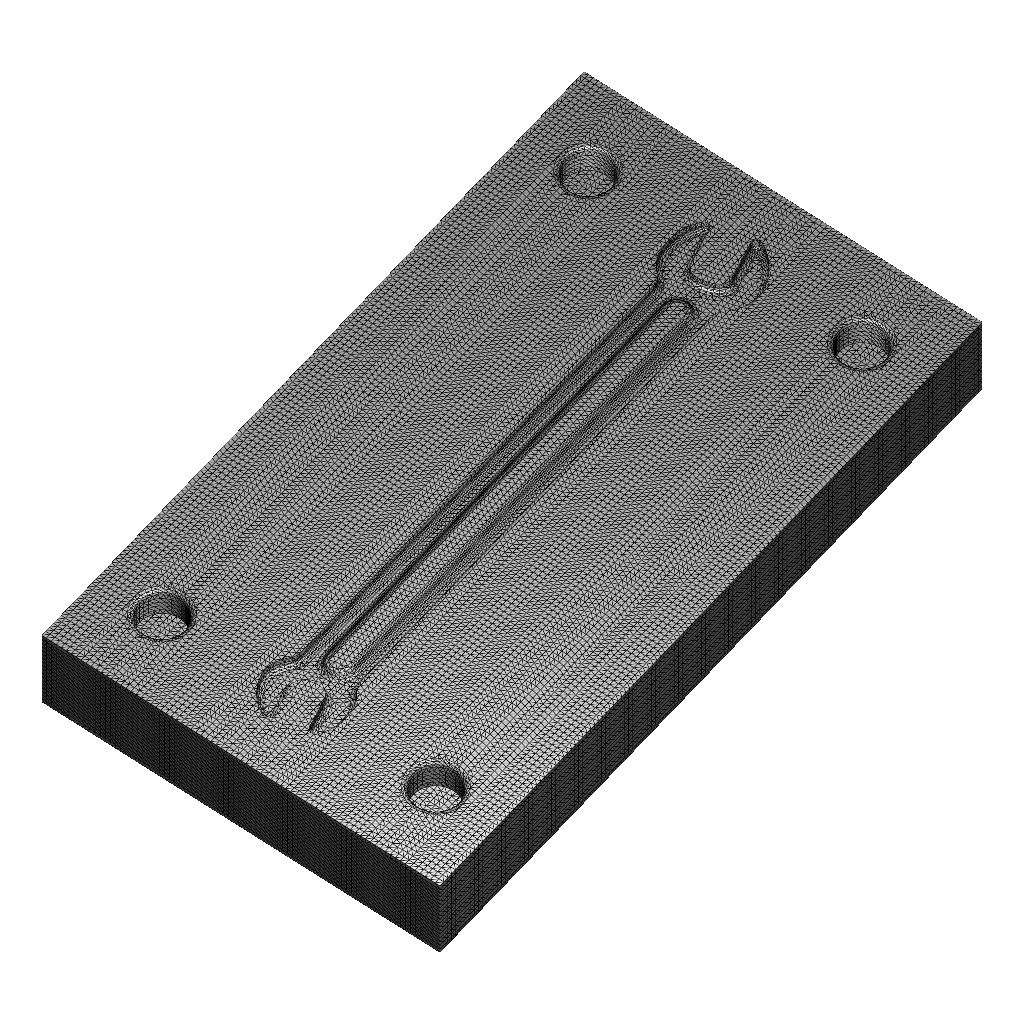 Chocolate Mold Mechanical Spanner 3D print model_4