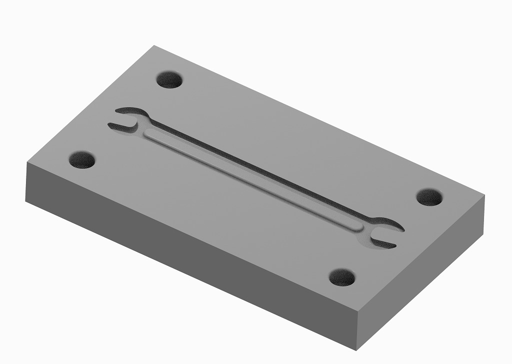 Chocolate Mold Mechanical Spanner 3D print model_2