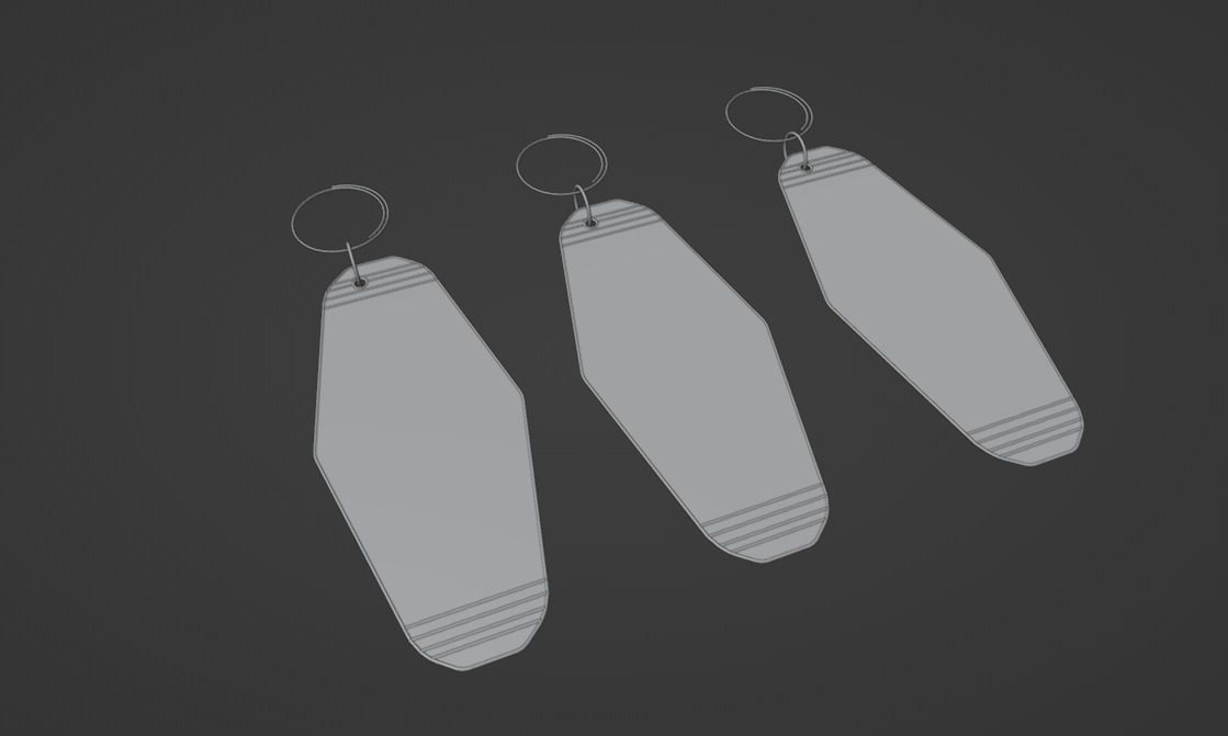 trinket Low-poly 3D model_1