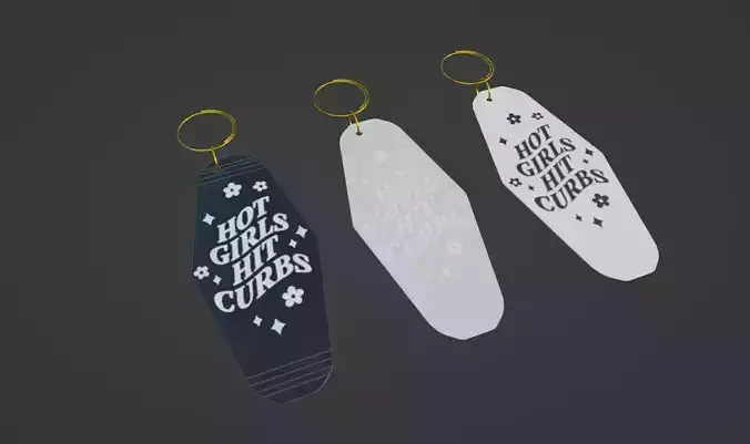 trinket Low-poly 3D model