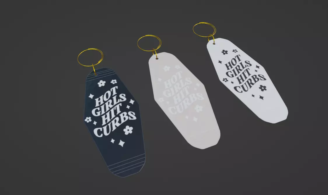 trinket Low-poly 3D model_0