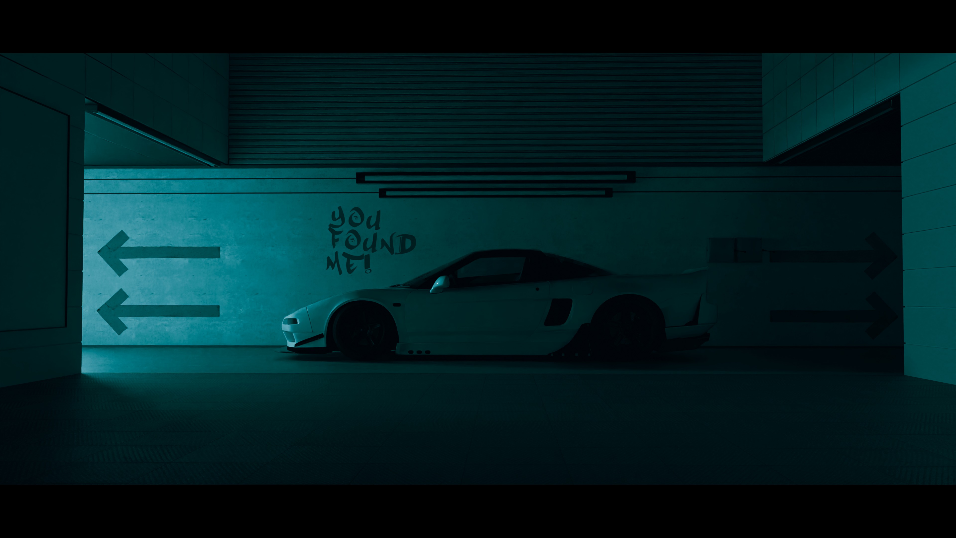 Automotive Garage 3D Model 3D model_3